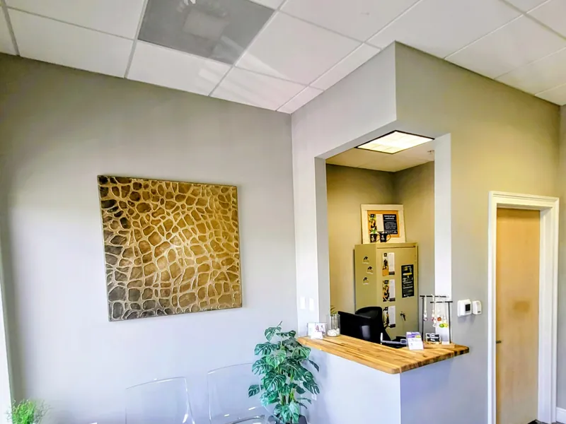 The shared reception area inside suite 2080&ndash;2084 in Lake Mary, FL